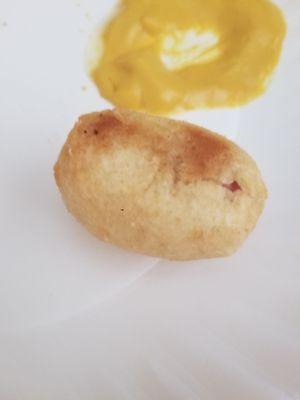 Corn dog bite (soft)