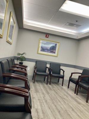 Big clean waiting area