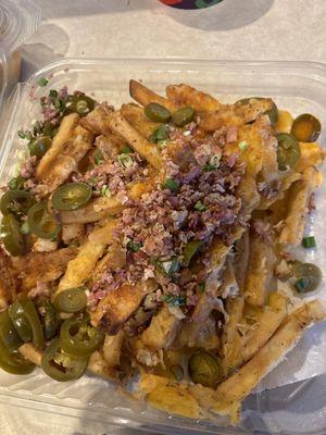 Dried out Texas Cheese Fries - Full