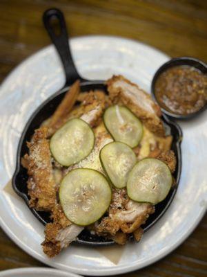 Nashville Hot Chicken Poutine - very spicy! 4/5