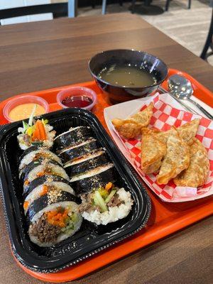 Beef KingBob and beef mandu