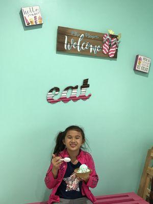 Loved our ice cream  treat from the new Maddie's Ice Cream Shoppe in Brusly