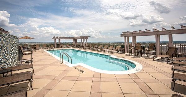 Rooftop swimming pool