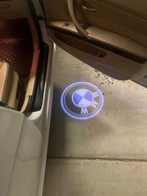 BMW door light