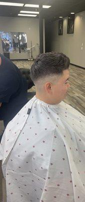 Hector did an awesome job on my high mid drop fade!