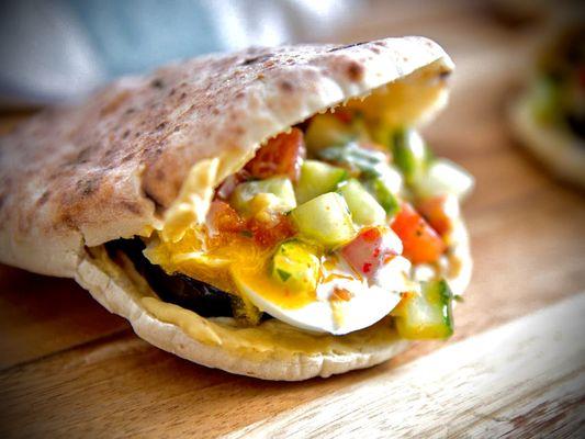 Mediterranean Breakfast Pita