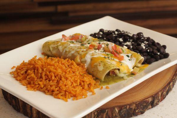 CHICKEN ENCHILADAS