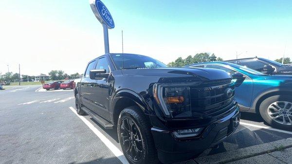 2023 F150 Black appearance Package.