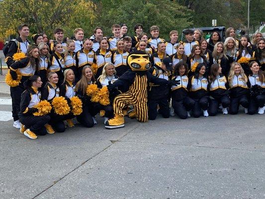 Just off the Front Door of the Co-Op during 2023 Homecoming Parade