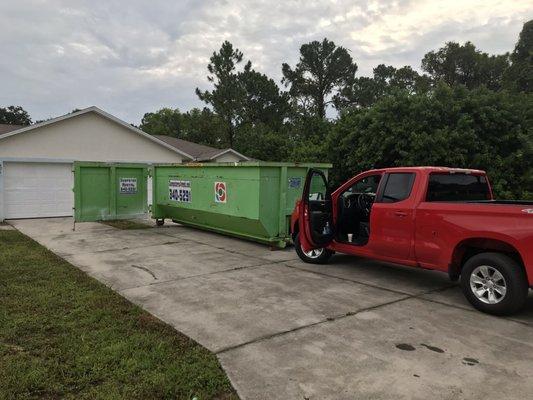 Dumpster delivery