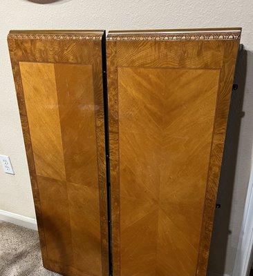 Two deco dining room table leafs 16" x 43" each