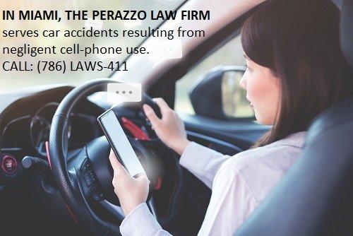 Negligent cellphone use leads to car accidents and injuries to other drivers and passengers. FREE initial consultation at LAWS-411