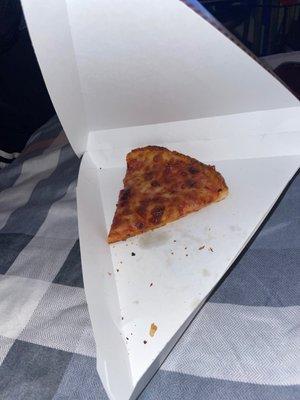 "Slice" of pizza