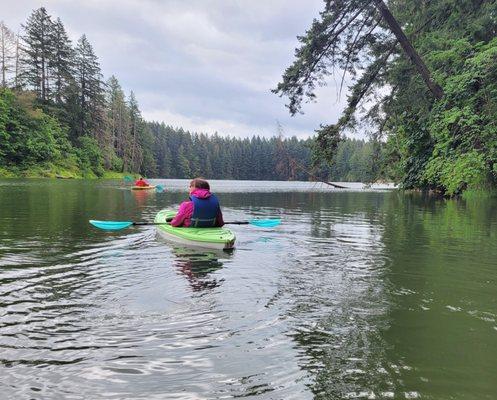 Beautiful paddle despite the overcast skies!