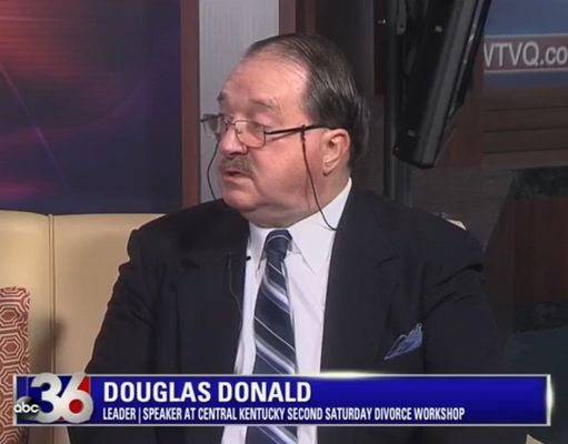 Douglas Donald on Channel 36 Good Day Kentucky for Central Kentucky Second Saturday Divorce Workshop