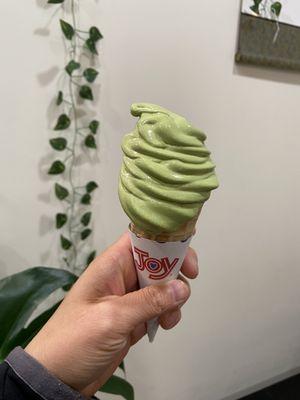 Matcha soft serve