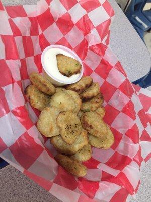 Fried Pickles with Ranch