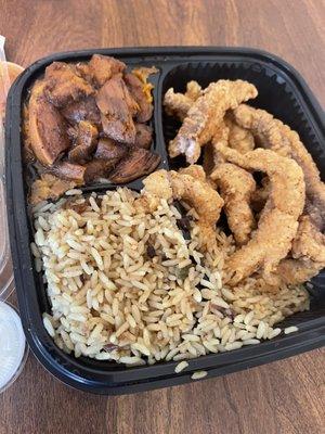 8 Piece Fred Catfish Strips with 2 Sides