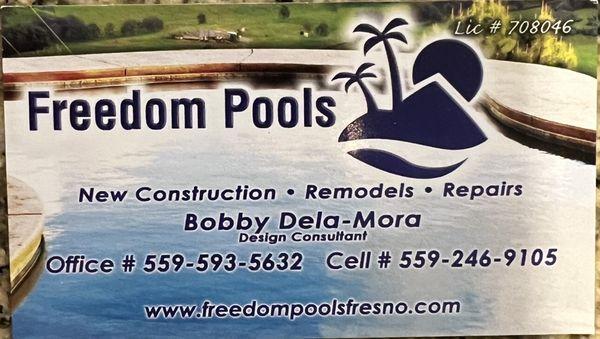 New Pool constructions Remodels  Repairs  Contact Design Consultant Bobby 559-246-9105