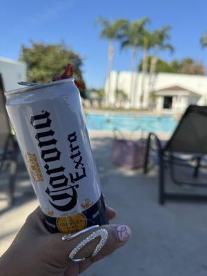 Poolside chilling. They sell this at the club shop 10.12.24