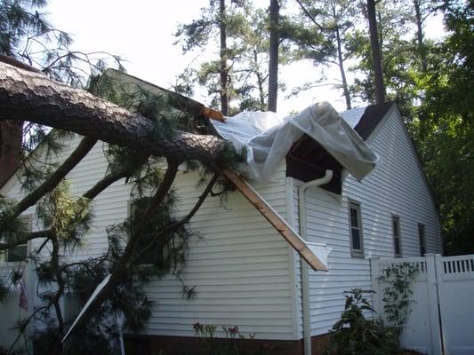 storm damage