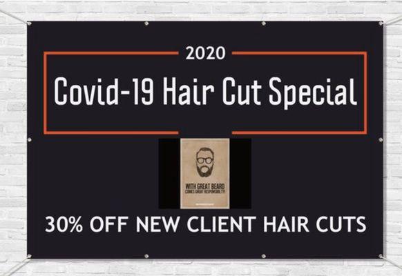 Covid-19 HAIRCUT SPECIAL