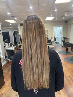 Color + keratin by Angie.