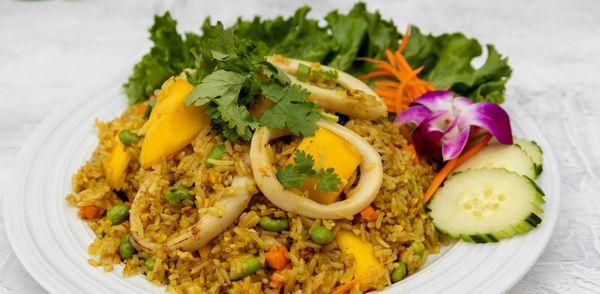 Mango Fried Rice with Chicken