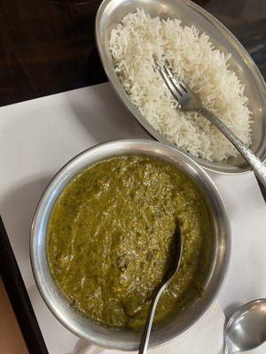 Palak paneer