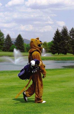 The Nittany Lion Playing Some Golf!