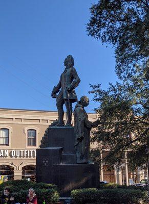 Jean Baptiste le Moyne de Bienville Statue, New Orleans