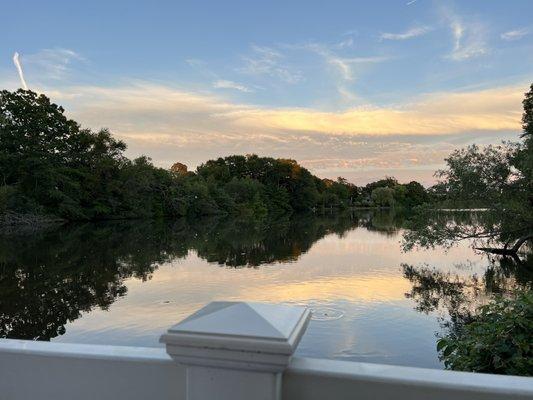 View from the outdoor patio