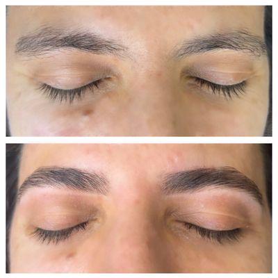 Brow tint and wax by Robert Reyes. Love my results!