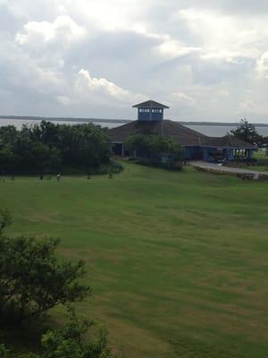 Driving range & clubhouse