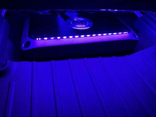 Under seat leds