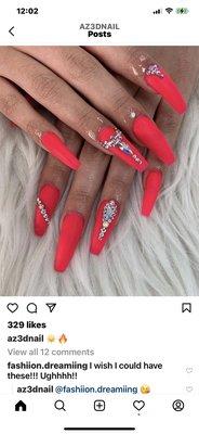 Tracy did every nice nail