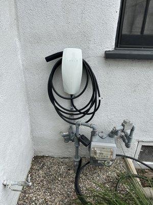 EV Tesla car charger installation