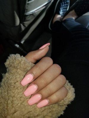 Always left satisfied with how it looks. They dont do "real gel" nails though. They use gel nail polish.