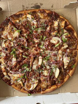 Barbecue Chicken Pizza! Outstanding!!