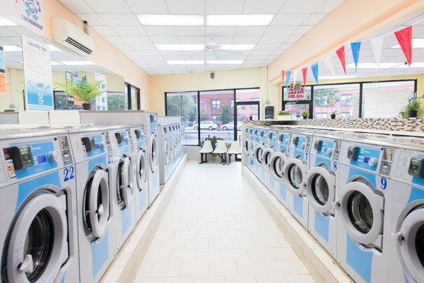 All new washers and dryers