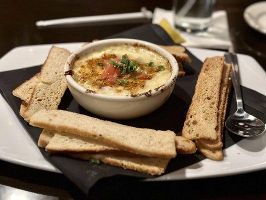 Oven-Roasted Artichoke Cheese Dip - really amazing