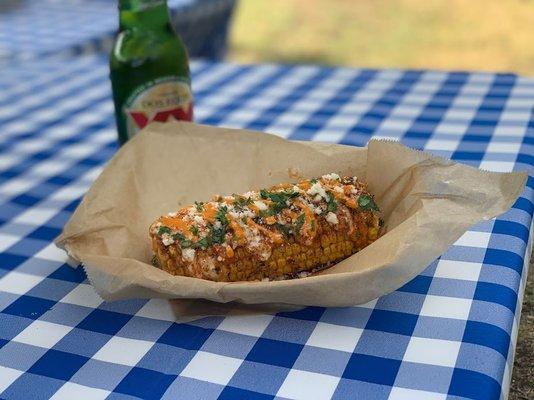 Hill Country Corn - $6 We start off by roasting our corn on the cob in butter and a garlic aioli  sauce. Topped off with chipotle aioli, gar