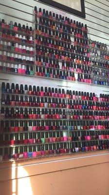 Nail polish selection