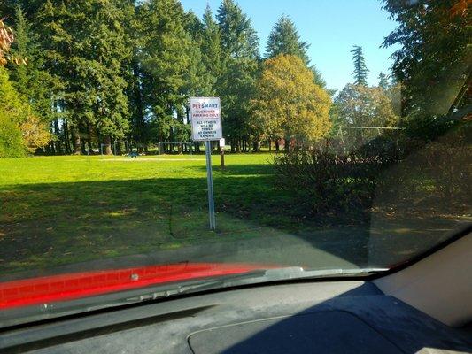 view of playground from Petsmart side. Dont park here tho.