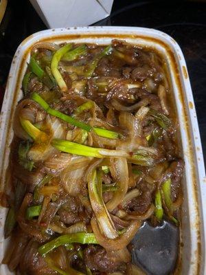 Mongolian beef