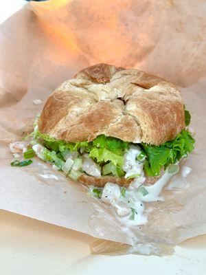 Shrimp Salad Croissant Sandwich