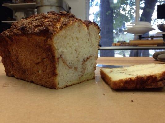 Gluten free cinnamon brioche!