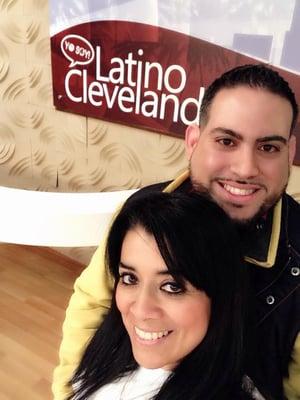 President Jose Melendez & General Manager Rosa Jaramillo at Yo Soy Latino Cleveland TV Show