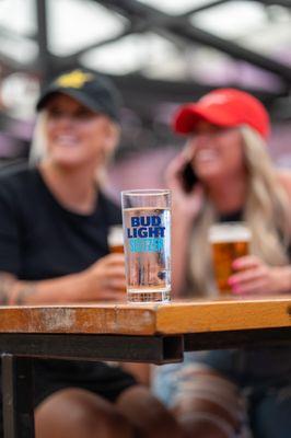 Bud Light Seltzer on tap tastes even better than the can. Refreshing on a hot day.