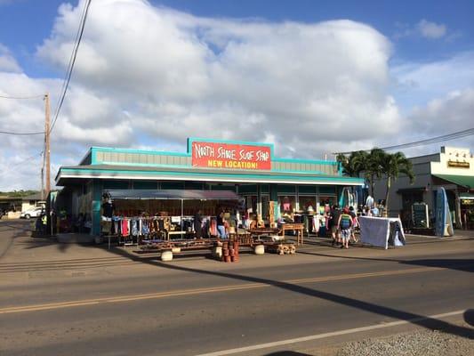 Front of store, taken from across the street.